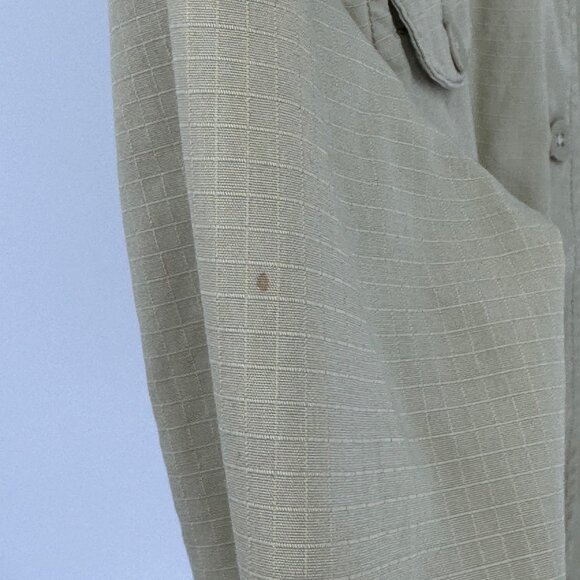 Ralph Lauren Polo Jeans Co. Beige Ripstop Button-Up Utility Jacket - Picture 5 of 15